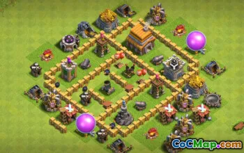 Best CoC Town Hall 5 Base Layouts & Maps for War & Trophies #17163
