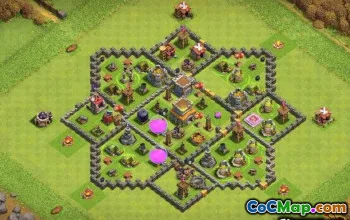 Bästa COC Town Hall 8 Baslayouter: Jordbruk, Trophy & More #14474