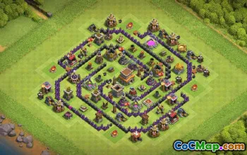 Best CoC Town Hall 8 Base Layouts & Maps #16962