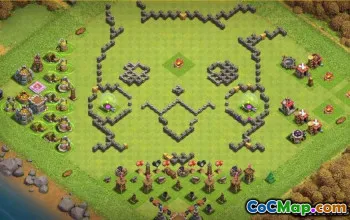 Meilleur hôtel de ville COC 8 LAYOUTS ET MAPS DE BASE - Copiez maintenant! # 14506