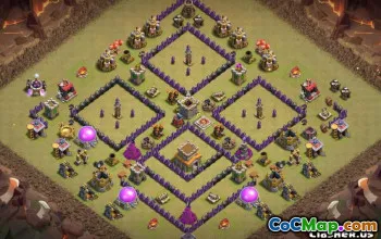 Лучший кок ратушей 8 базовых макетов и карты для войны #13589