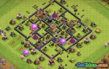 Best CoC Town Hall 8 Base Layouts & Maps for War & Trophies #14061