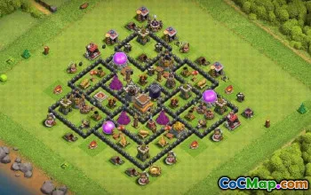 Best CoC Town Hall 8 Base Layouts & Maps for War & Trophies #17059