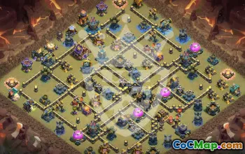 Best Copy Base Layout for Clash of Clans TH17 #54569