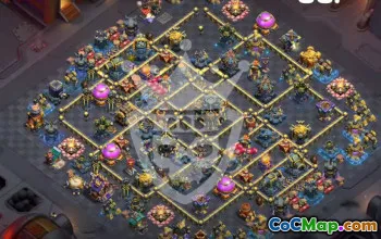 Best Copy Base Layout for Clash of Clans Town Hall 17 #54486