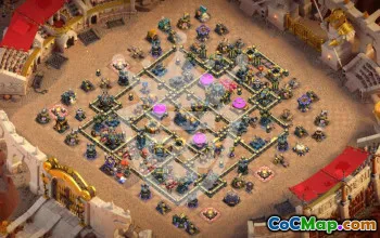 Best Copy Base Layout for Clash of Clans Town Hall 17 #56049