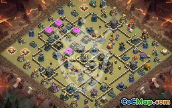 Best Copy Base Layout for TH17 Clash of Clans #52874