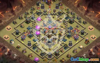 Best Copy Base Layout for TH17 Clash of Clans #53331