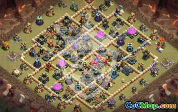 Best Copy Base Layout for TH17 Clash of Clans #53901