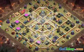 Best Copy Base Layout for TH17 Clash of Clans #54411