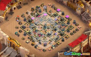Best Copy Base Layout for TH17 Clash of Clans #55217