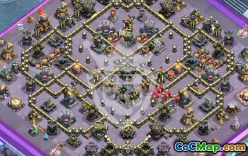Best Copy Base Layout for TH17 Clash of Clans #56277