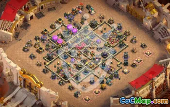 Best Copy Base Layout for TH17 Clash of Clans #56332