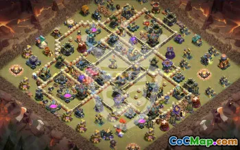 Best Copy Base Layout for TH17 Clash of Clans #56476