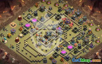 Best Copy Base Layout for TH17 CoC #56662