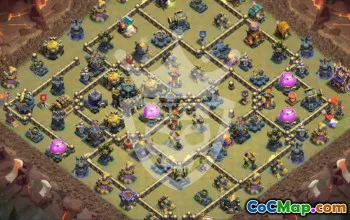 Best Copy Base Layout for TH17 in Clash of Clans #54050