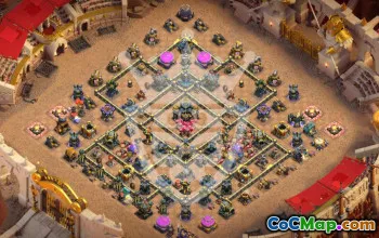 Best Copy Base Layout for TH17 in Clash of Clans #55809
