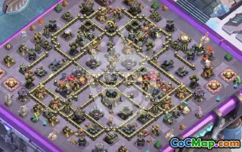 Best Copy Base Layout for TH17 in Clash of Clans #56276