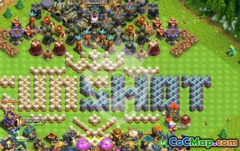 Best Copy Base Layout for TH17 in CoC #55080