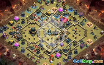 Best Copy Base Layout for TH17 in CoC #55116