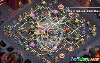 Best Copy Base Layout for Town Hall 17 #55945