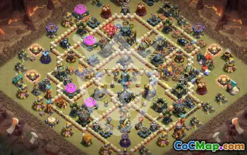 Best Copy Base Layout for Town Hall 17 #56058