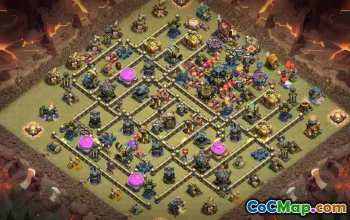 Best Copy Base Layouts for Clash of Clans TH17 #53637