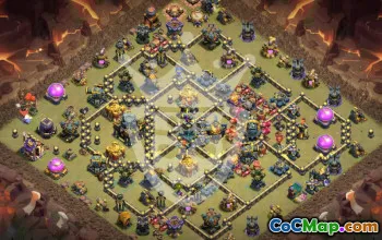 Best Copy Base Layouts for Clash of Clans TH17 #54443