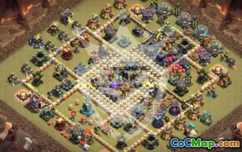 Best Copy Base Layouts for Town Hall 17 #56343