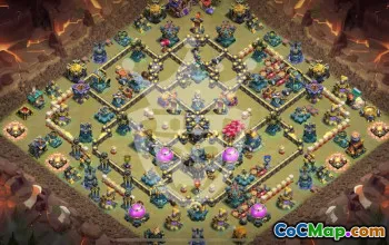 Best Copy TH17 Clash of Clans Base Layouts #55788