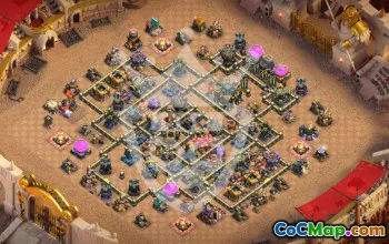 Best Copy Town Hall 17 Base Layouts for Clash of Clans #54896
