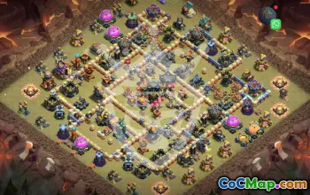 Best Copy Town Hall 17 Base Layouts for CoC #53321