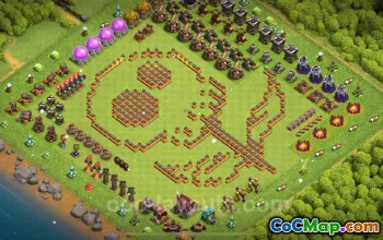 Best Funny TH10 Troll Base Link 2025 - Clash of Clans #19687