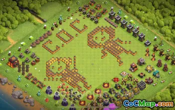 Best Funny TH10 Troll Bases 2024 | Clash of Clans Art #19978