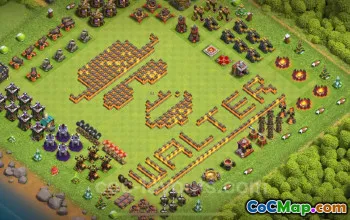 Best Funny TH10 Troll Bases 2024 - Clash of Clans Art #20014