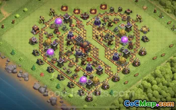 Best Funny TH10 Troll Bases - Clash of Clans Art Copy #25125