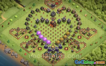 Best Funny TH10 Troll Bases - Clash of Clans Art & Links #24905