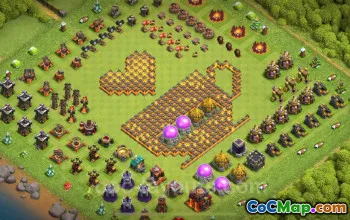 Best Funny TH10 Troll Bases with Links - Clash of Clans 2024 #20009