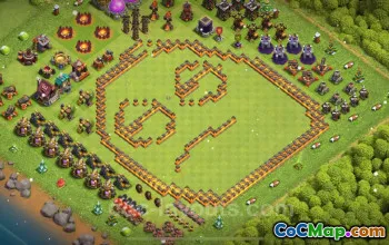 Best Funny TH10 Troll Bases with Links - Clash of Clans 2025 #19996