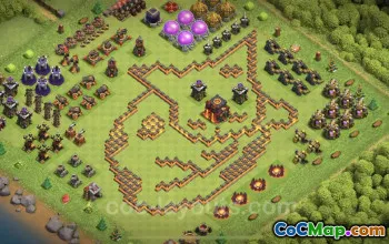 Best Funny TH10 Troll Bases with Links - Clash of Clans #24973