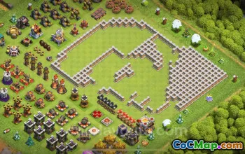 Best Funny TH11 Troll Base Link 2024 - Clash of Clans Art #25293