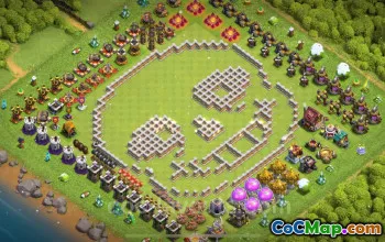 Best Funny TH11 Troll Bases 2025 - Clash of Clans Art #20114