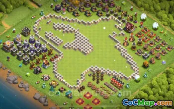 Best Funny TH11 Troll Bases 2025 - Clash of Clans Art #20122