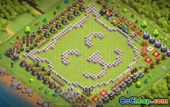 लिंक के साथ सर्वश्रेष्ठ मज़ेदार TH11 ट्रोल बेस - 2024 आर्ट कॉपी #17696