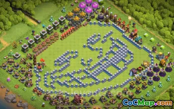 Best Funny TH12 Troll Bases 2025 - Clash of Clans Art #25444