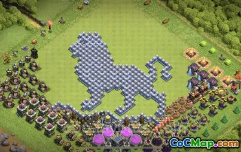 Best Funny TH12 Troll Bases & Links | Clash of Clans Art #25549