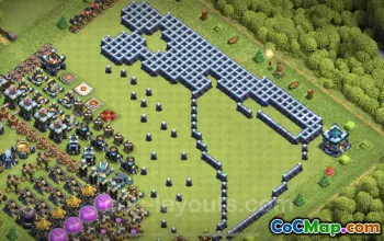 Best Funny TH13 Troll Bases with Links - Clash of Clans #25749