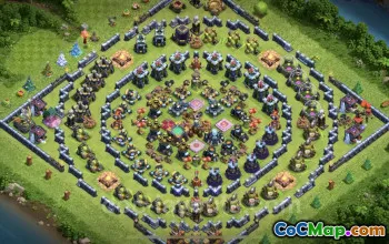 Best Funny TH14 Troll Base with Link - Clash of Clans #25989