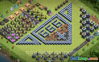 Best Funny TH14 Troll Bases for Clash of Clans - Copy Now! #26128