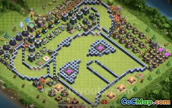Best Funny TH14 Troll Bases with Links for Clash of Clans #26055